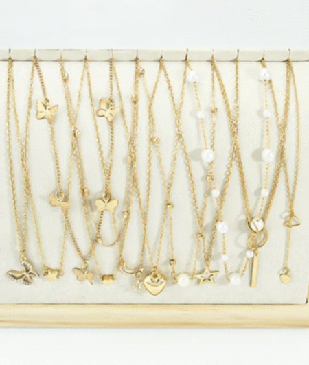 Multi-Layered  Pendant Necklaces Set for Women's